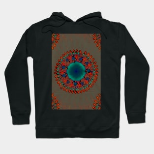 Earthy Starburst Mandala Hoodie